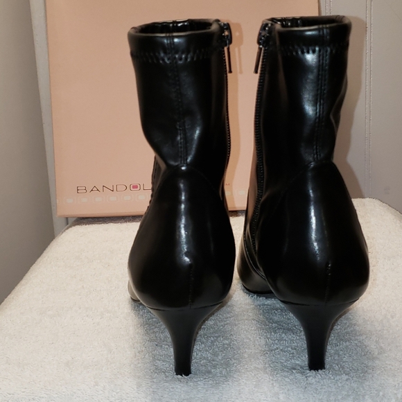 Bandolino Niamh leather boots, dark brown, 6.5 - Picture 3 of 12